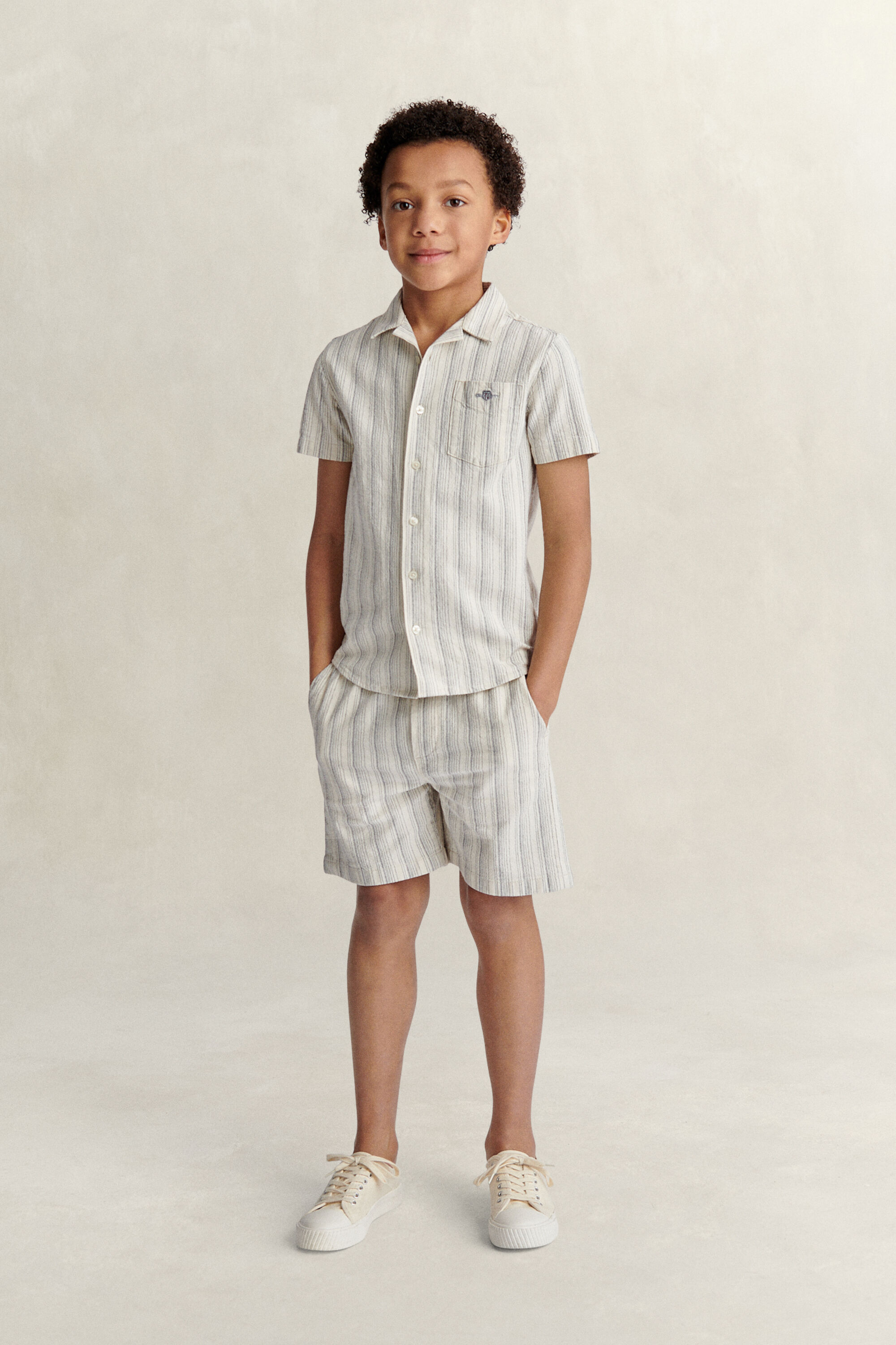 Teen Boys shorts i linneblandning