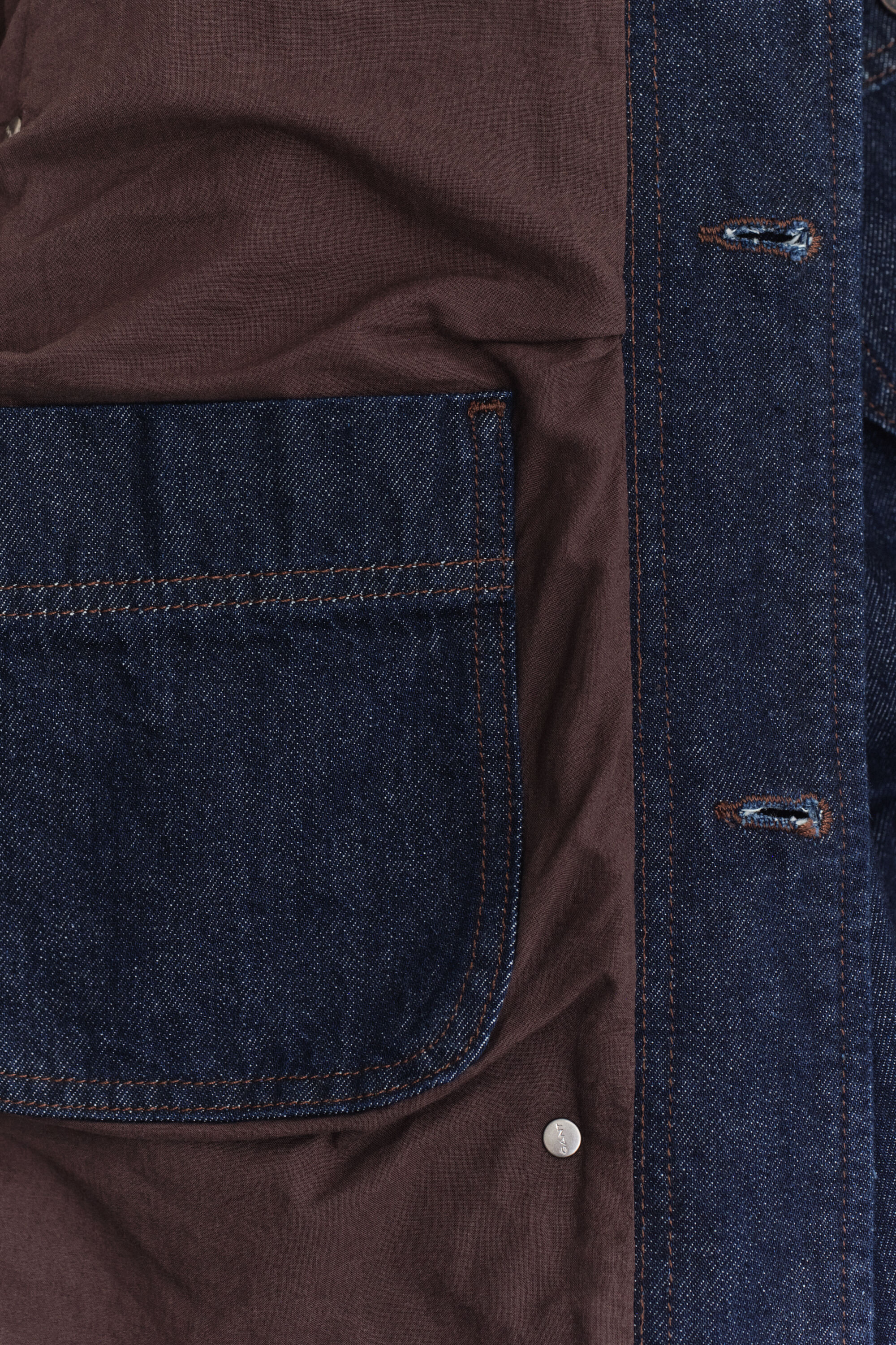 Indigofärgad arbetarjacka