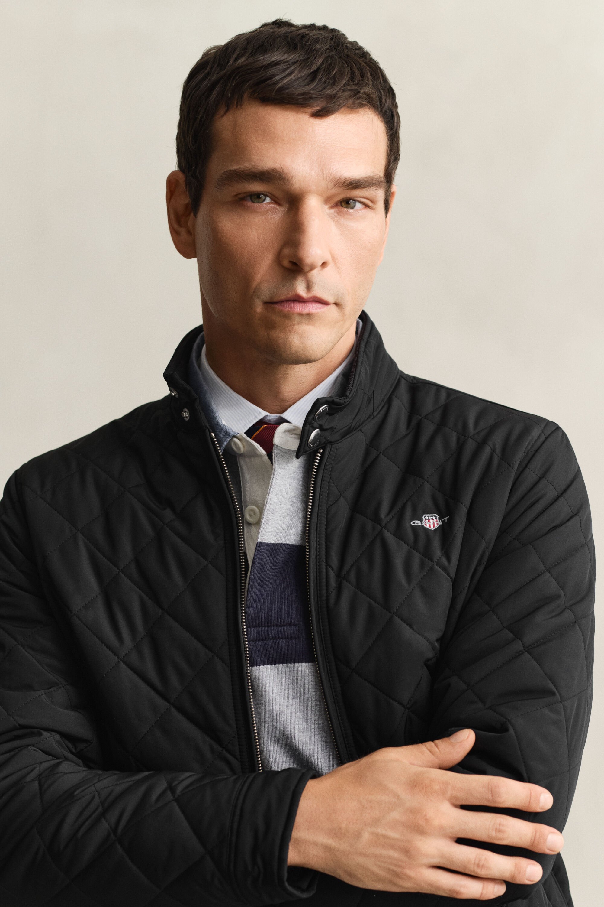 Quiltad Windcheater jacka