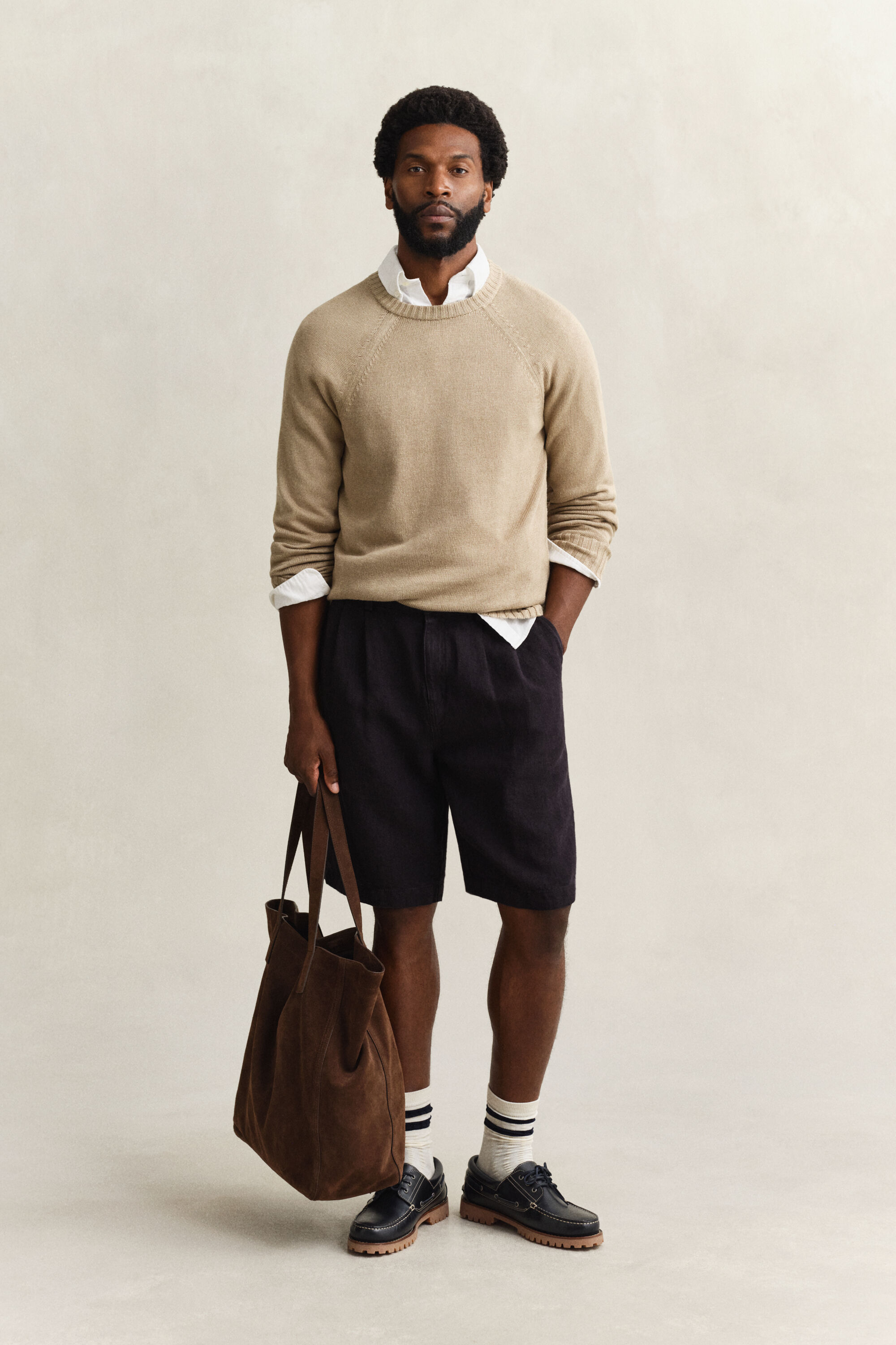 Tröja i linneblandning