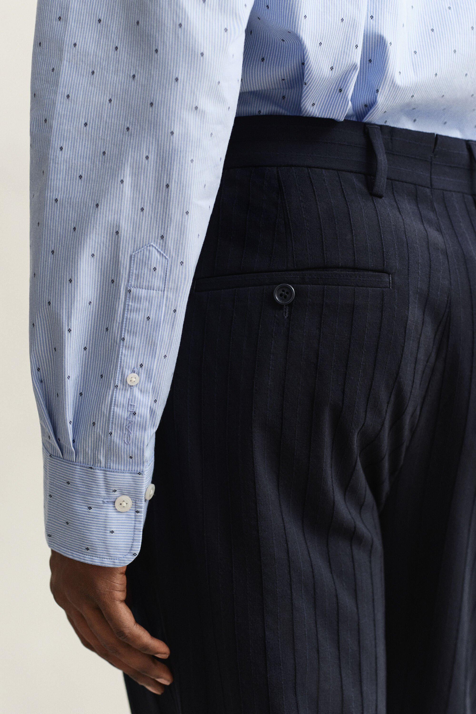 Skjorta med fil coupé