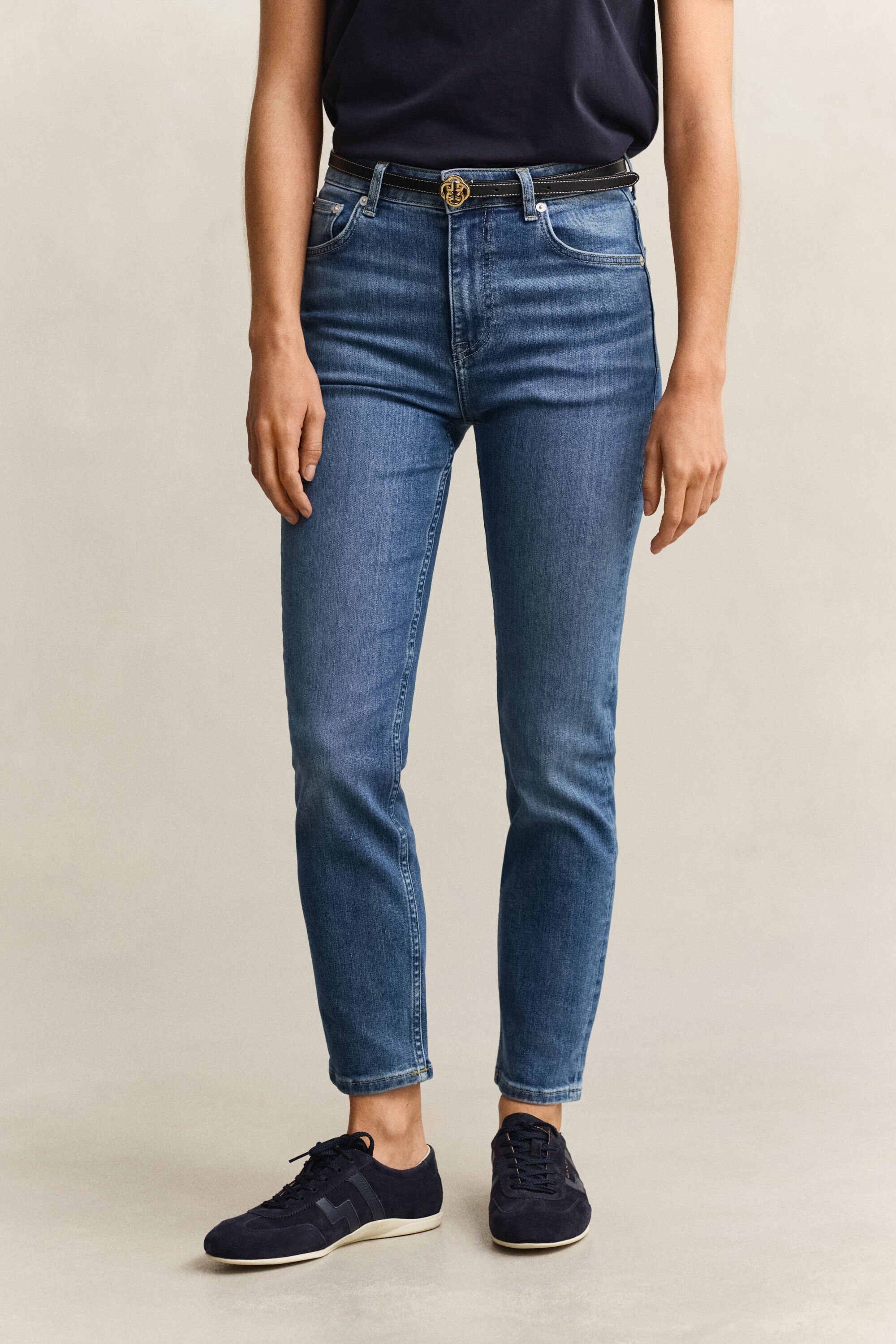Slim cropped jeans