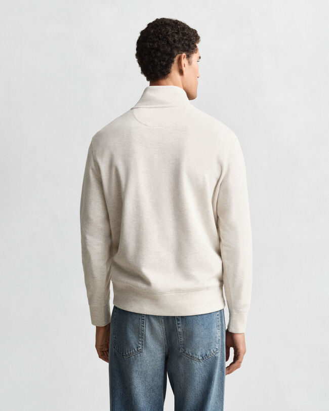 Sacker Rib sweatshirt med half-zip