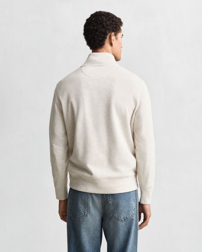 Sacker Rib sweatshirt med half-zip