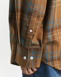 Oversized rutig skjorta