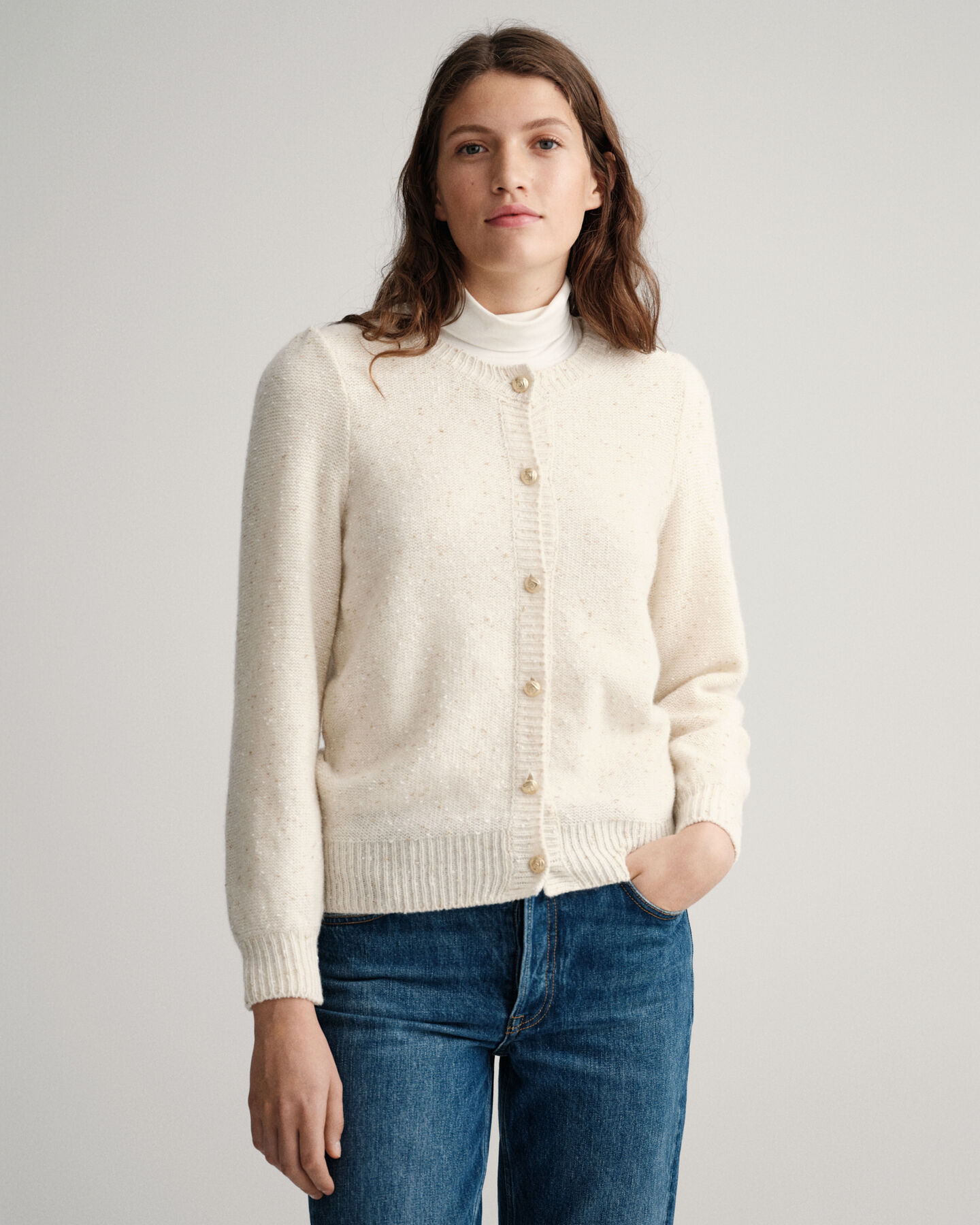 Sparkling crew neck kofta