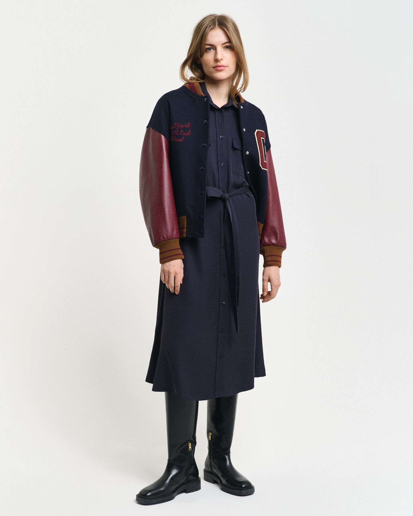 Skjortklänning med fickor