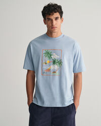 T-shirt med hawaiim&ouml;nster