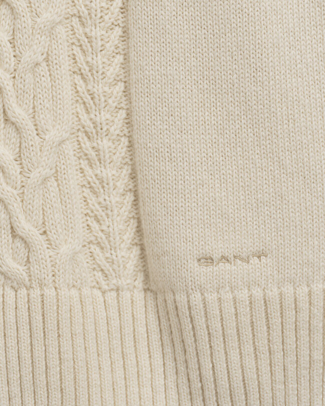 Teen Girls Chunky kabelstickad polotröja