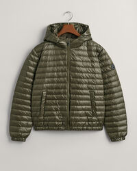 Teens tunn vadderad dunjacka med glans