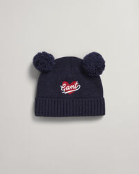 Girls Pompom m&ouml;ssa med hj&auml;rtan