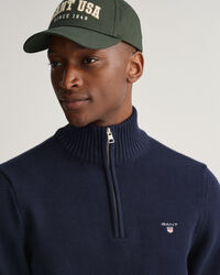 Casual half-zip bomullstr&ouml;ja