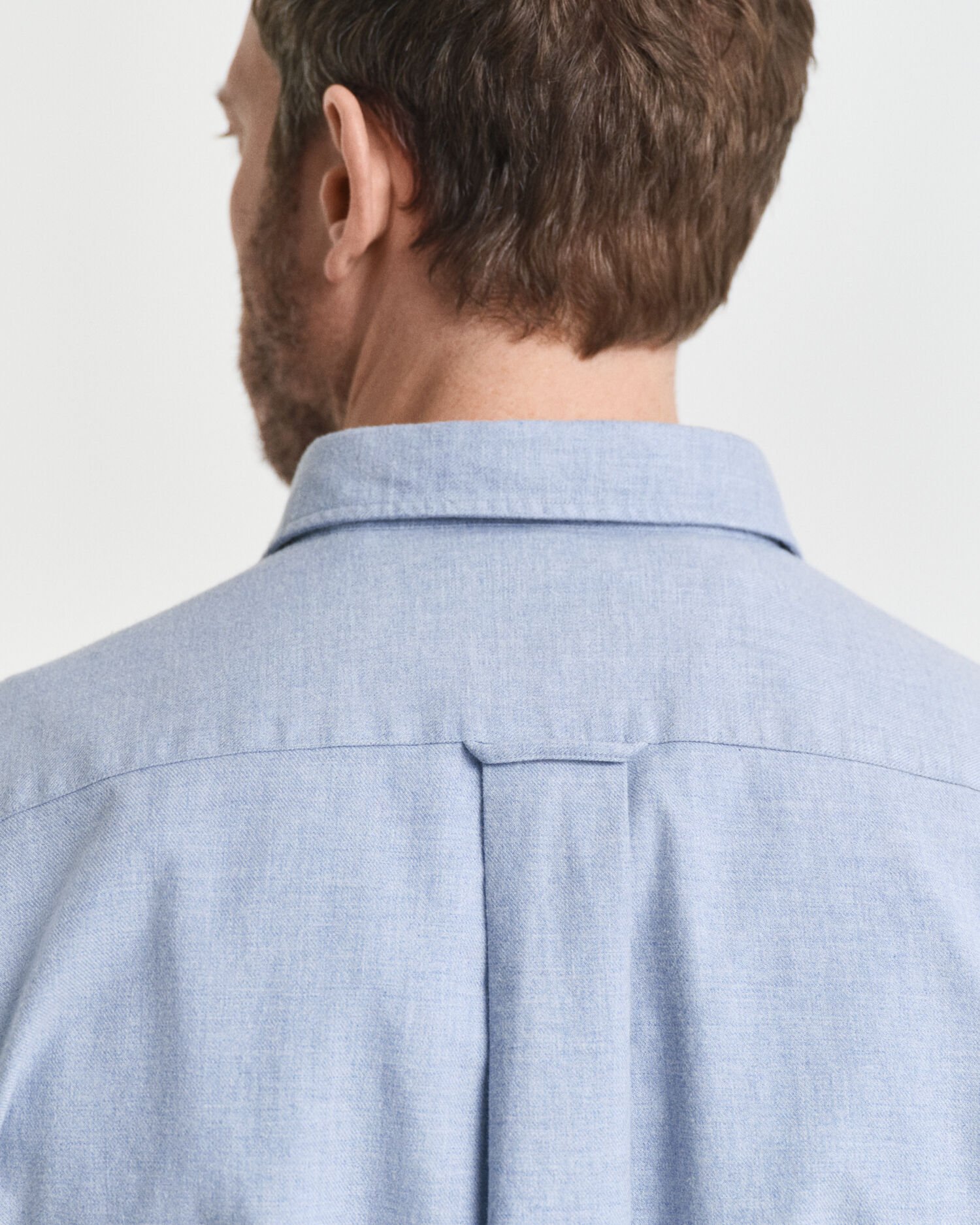 Regular fit melerad flanellskjorta