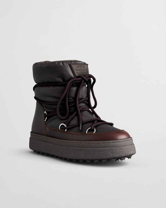 Snowhill medelhöga boots med snörning