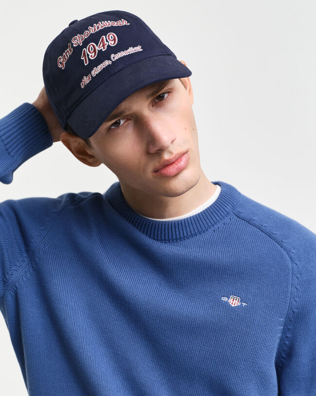 Casual rundhalsad bomullstr&ouml;ja