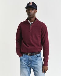 Sacker Rib sweatshirt med half-zip