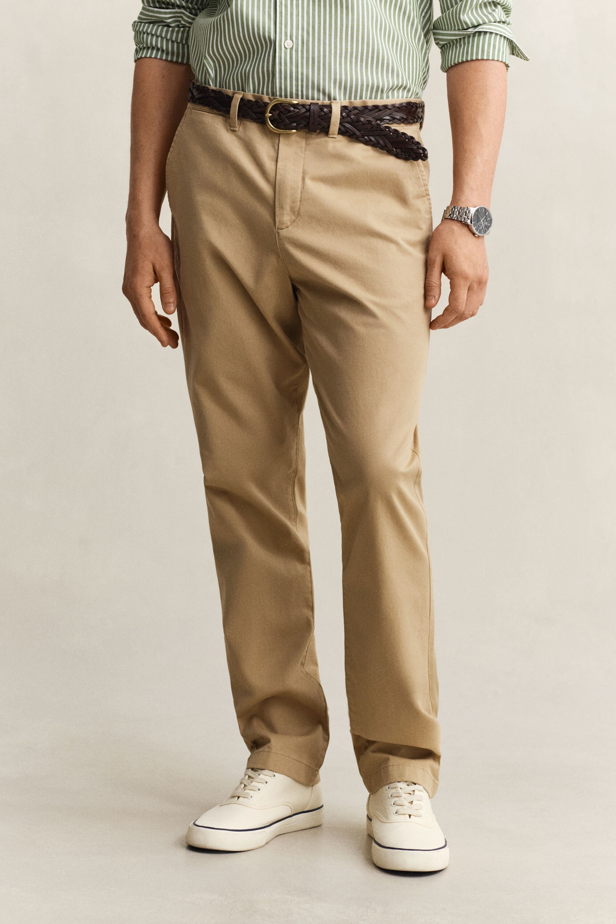 Klassiska chinos med regular fit