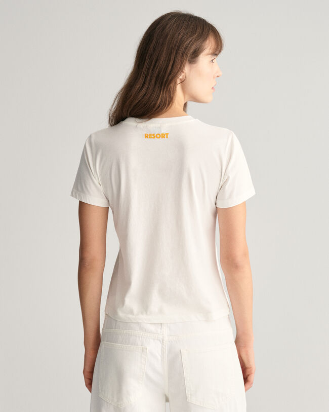 GANT T-shirt med resortmotiv