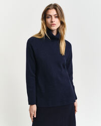 Polotröja i kashmir- och ullblandning