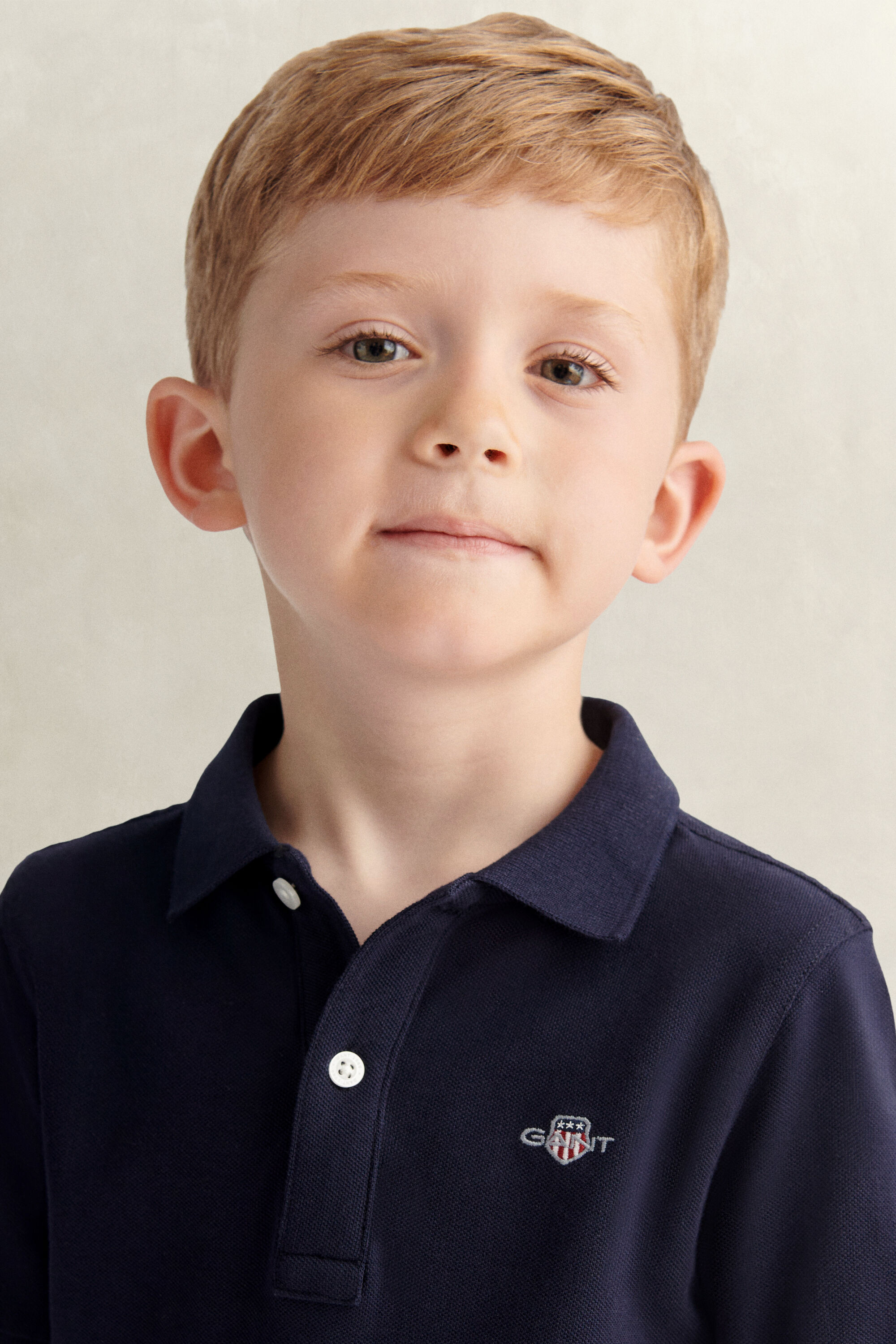 Kids pikétröja med sköld