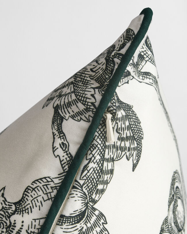 Trädmönstrat kuddfodral i satin