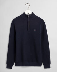 Triangle Texture tröja med halv dragkedja