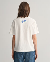 Landskapsmönstrad T-shirt