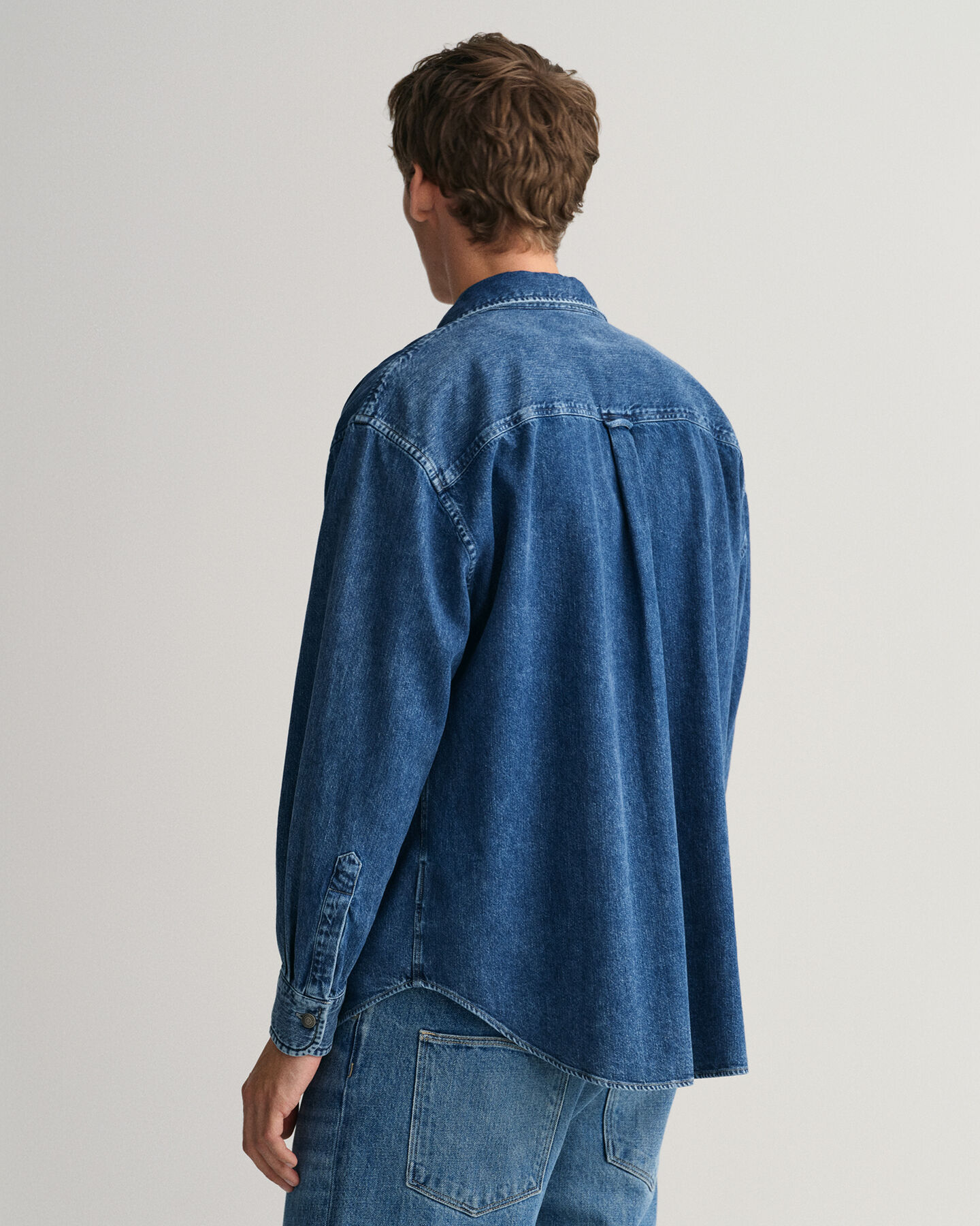 Oversized denimskjorta