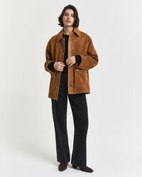 Rundhalsad tröja i extra fin merinoull