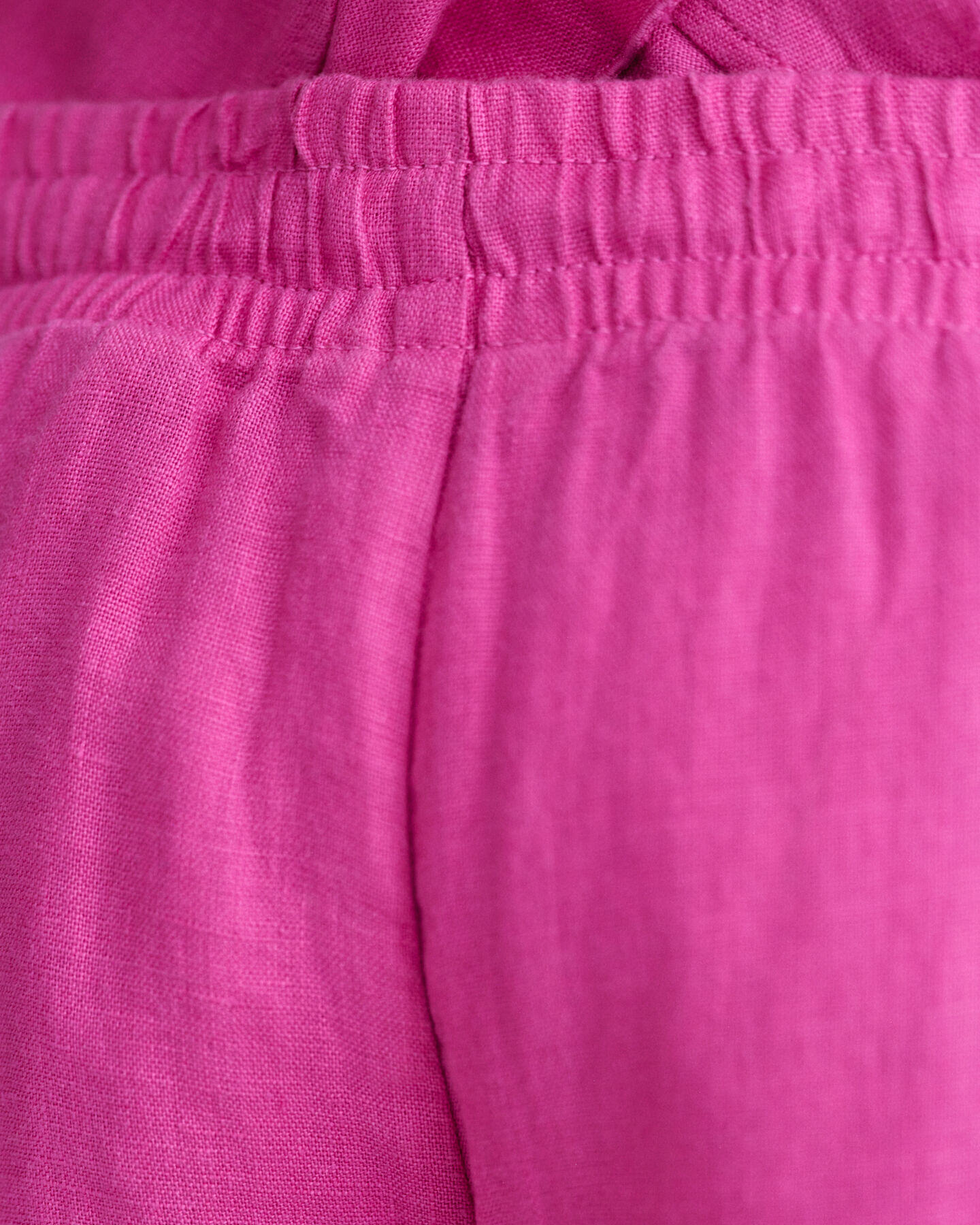 Girls linneshorts med volang