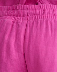 Girls linneshorts med volang
