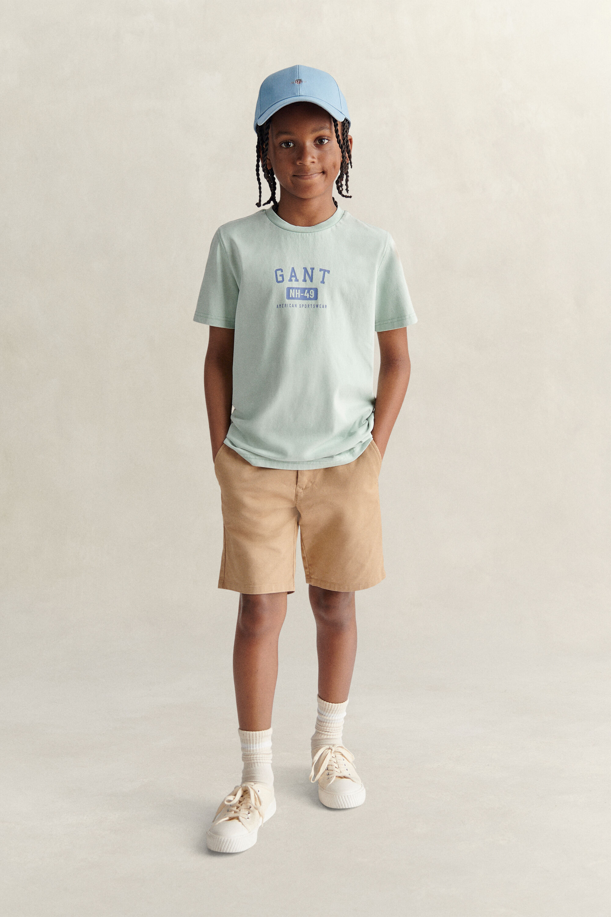 Teen Boys tvättad T-shirt