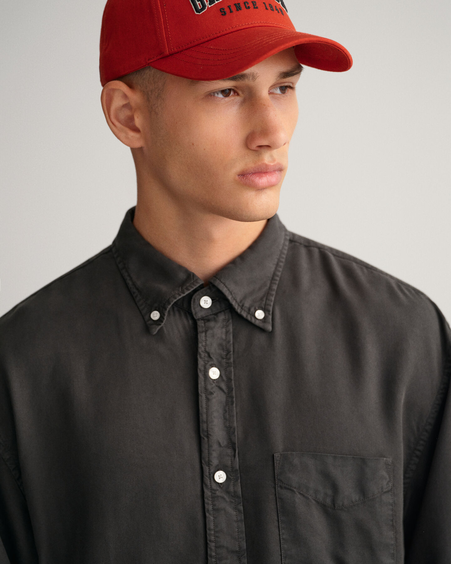 Relaxed fit lyocellskjorta