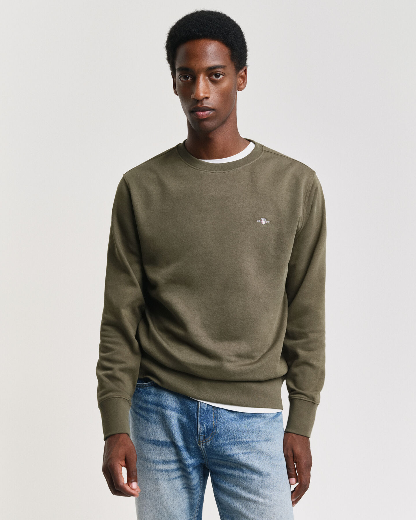 Seasonal Essential Archive Shield rundhalsad sweatshirt
