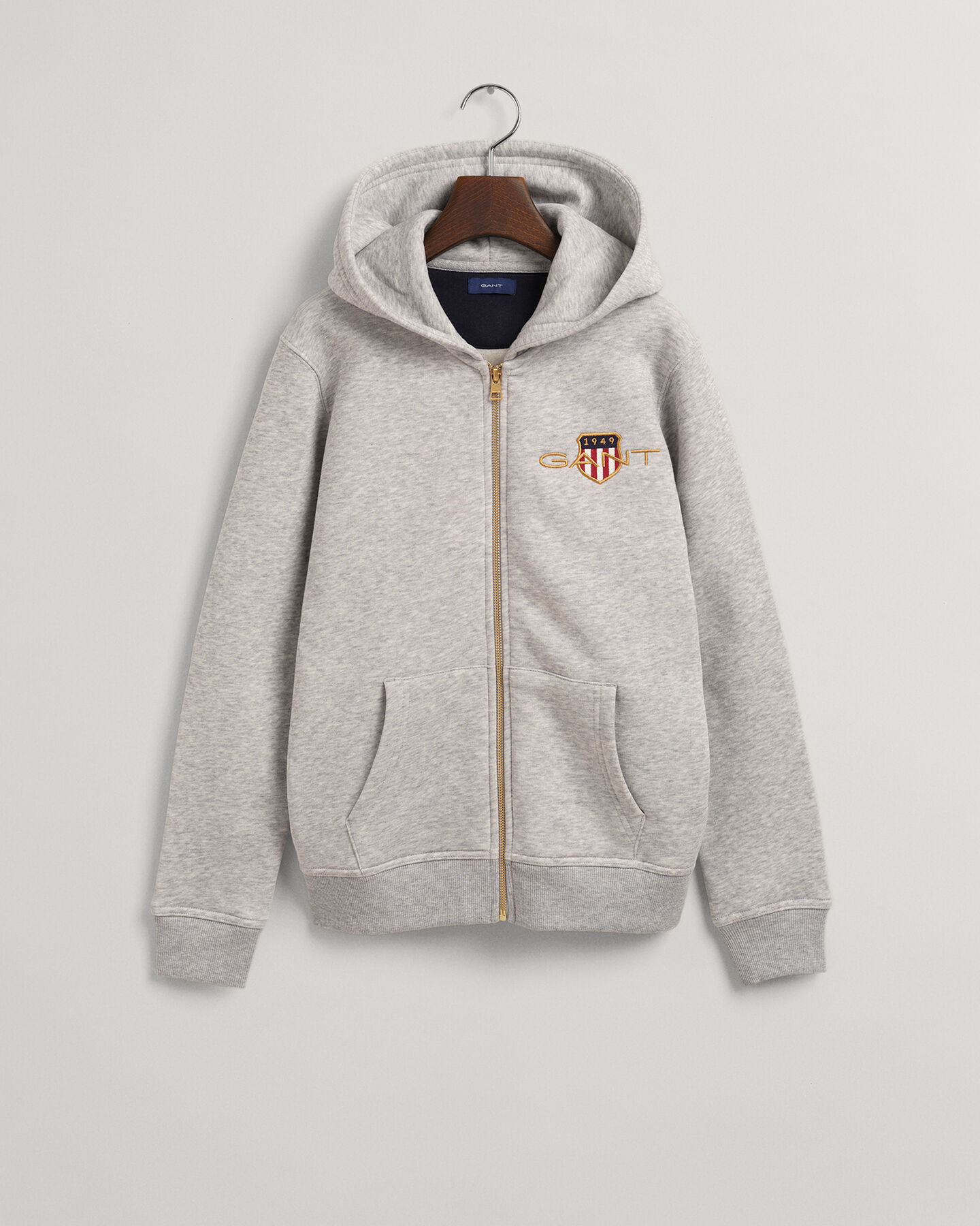 Teens Medium Archive Shield hoodie med dragkedja