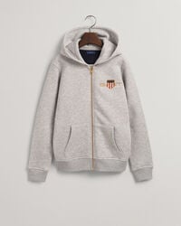 Teens Medium Archive Shield hoodie med dragkedja