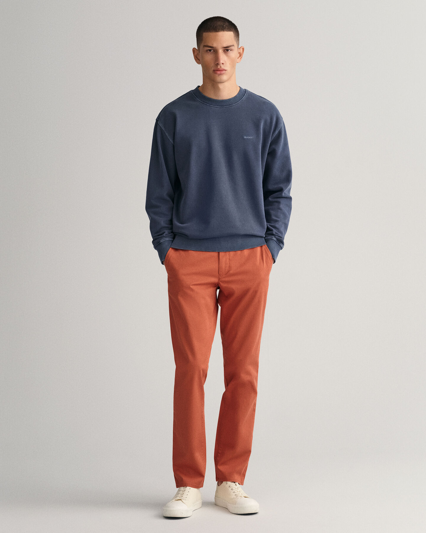 Hallden slim fit twillchinos
