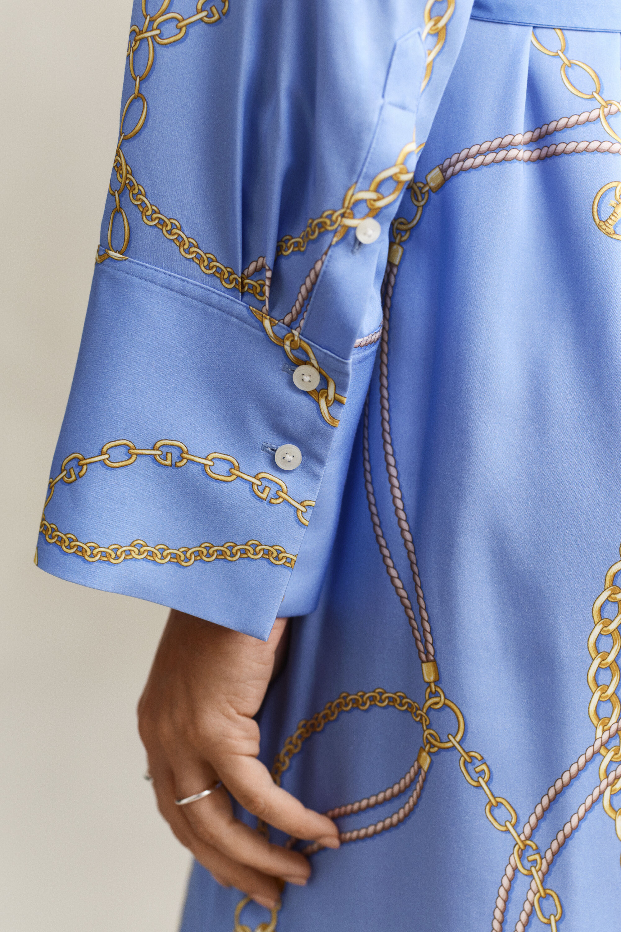 Skjortklänning med bälte