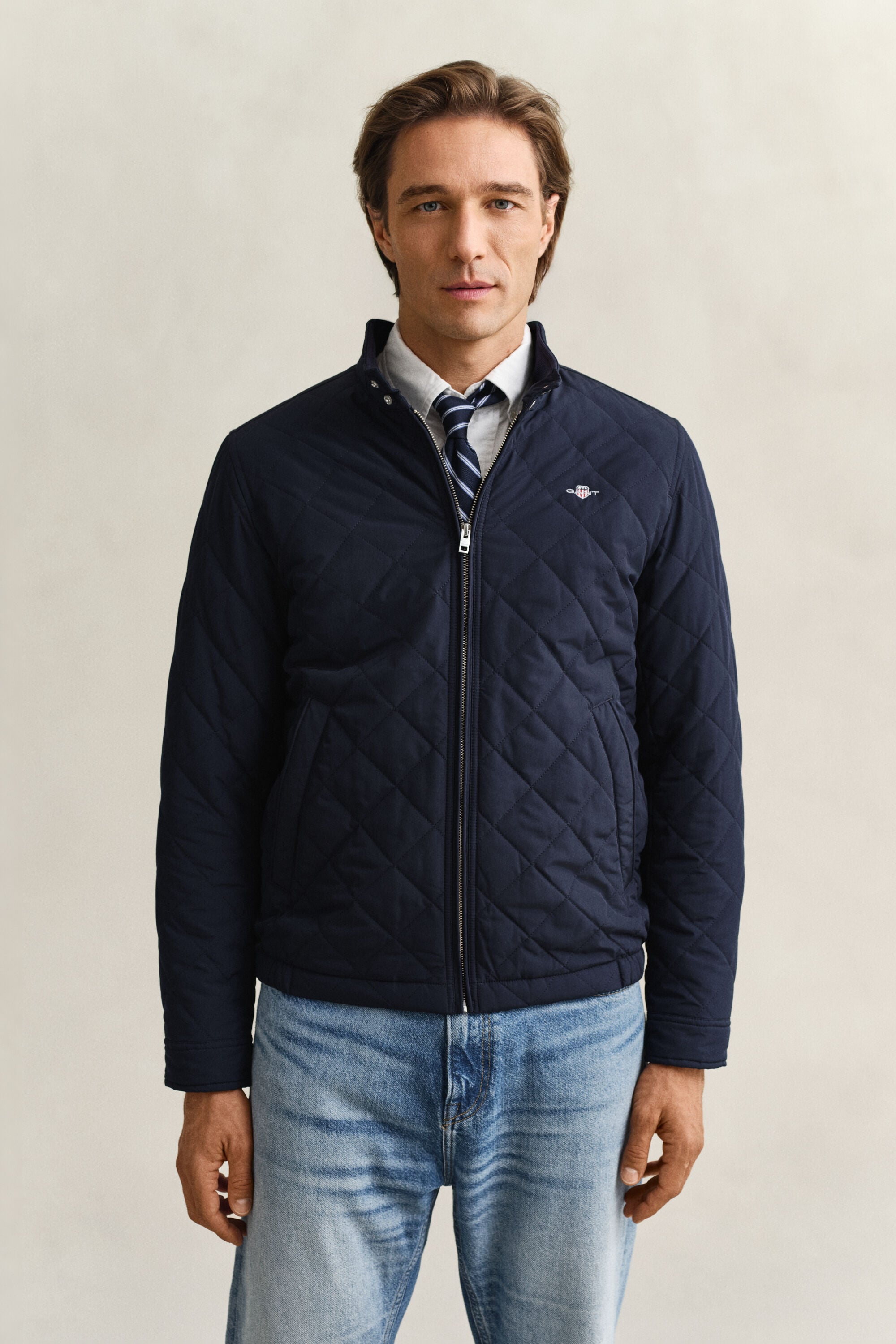 Quiltad Windcheater jacka