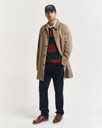 Randig rugger i extra fin lammull