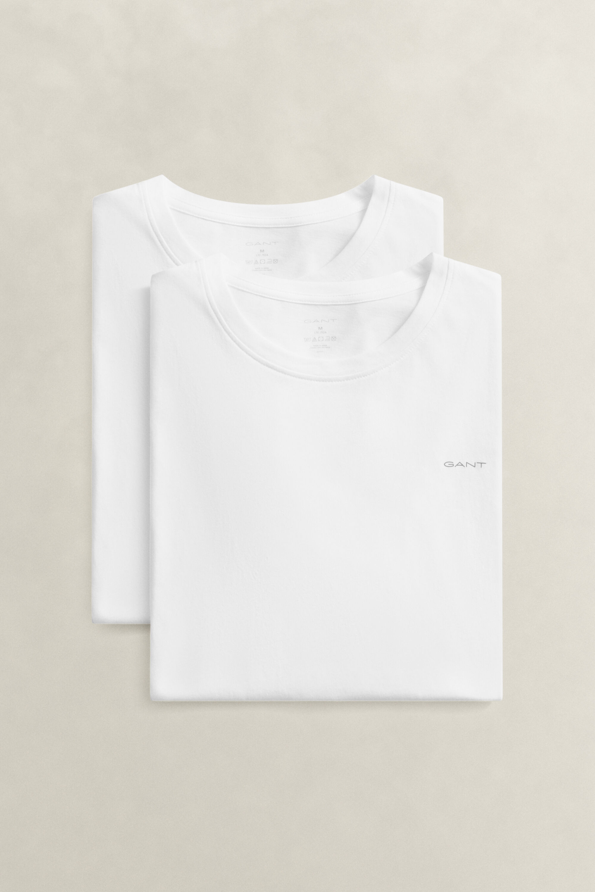 Tvåpack rundhalsade T-shirtar