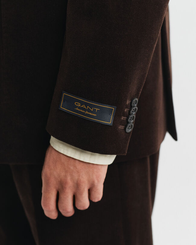 Kostymjacka i sammet