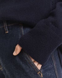 Polotröja i mjuk kashmir- och ullblandning