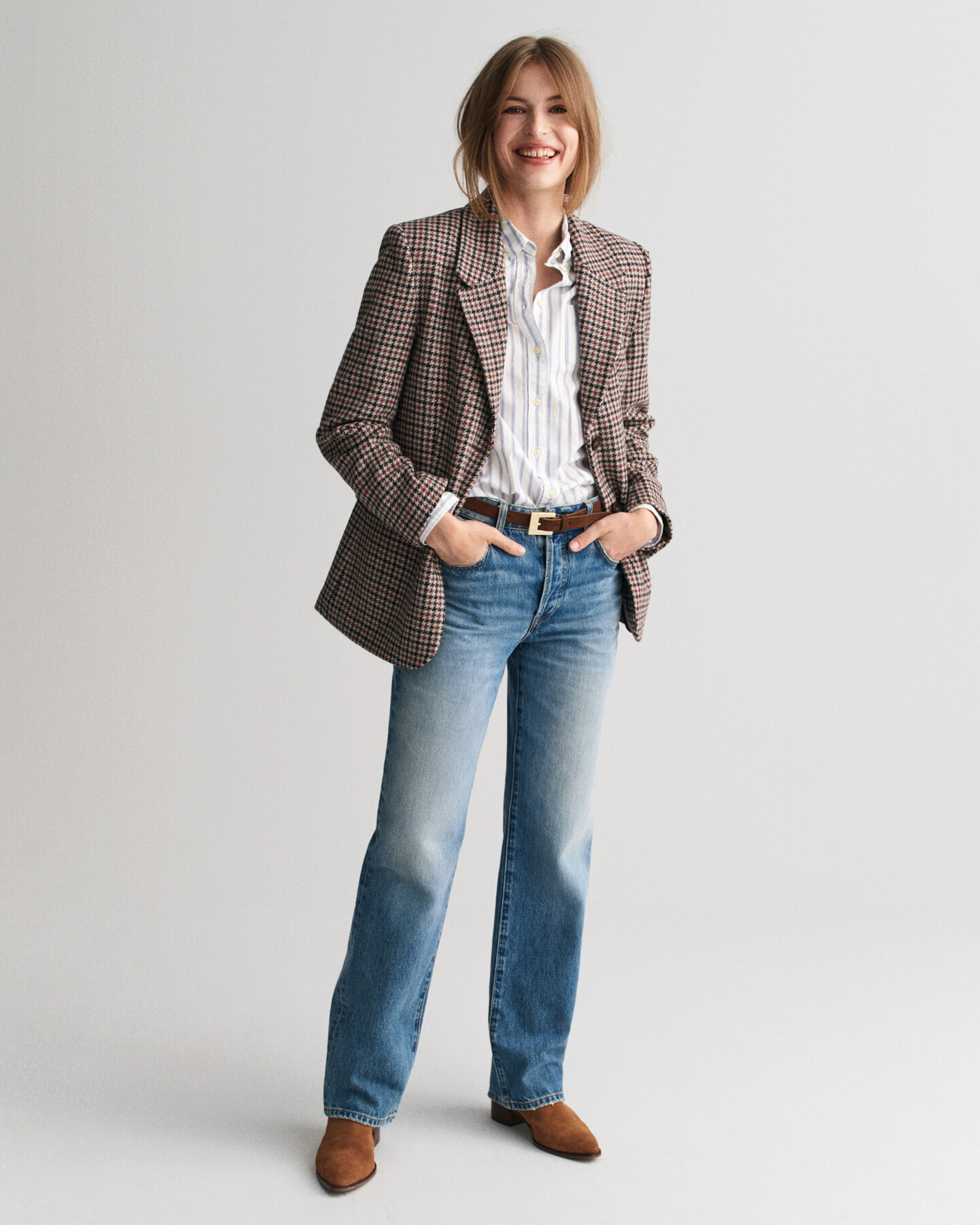 Regular fit Archive randig oxfordskjorta