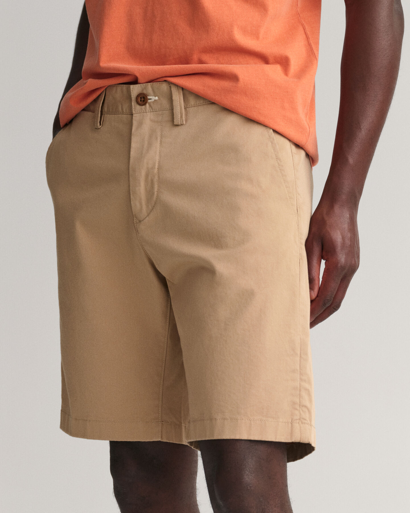 Hallden slim fit twillshorts