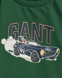 Baby Boy Driving Dog l&aring;ng&auml;rmad T-shirt