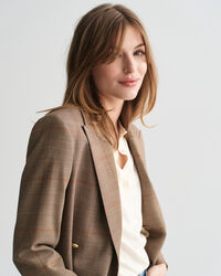 Regular fit rutig club-blazer