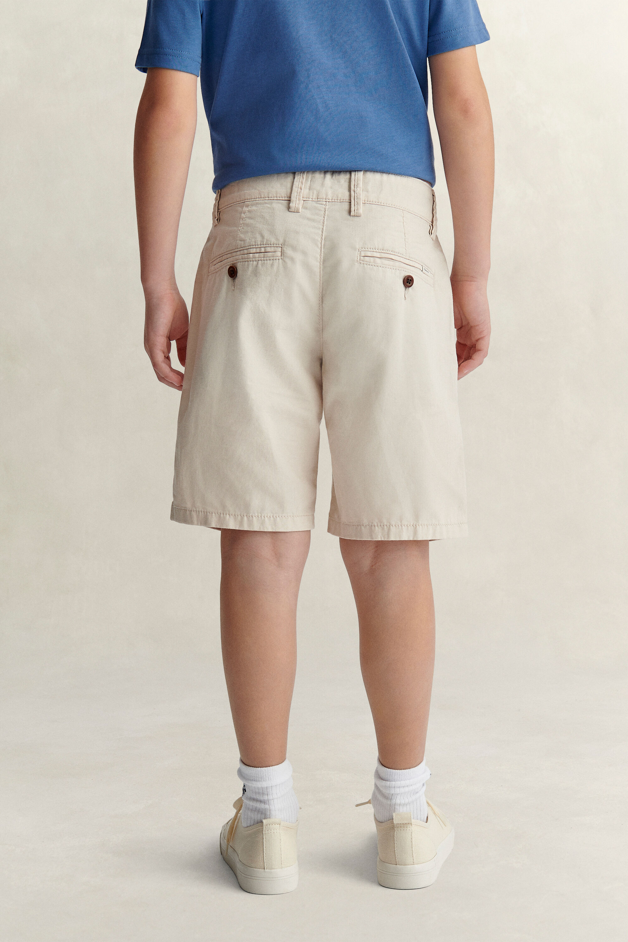 Teen Boys shorts i linneblandning
