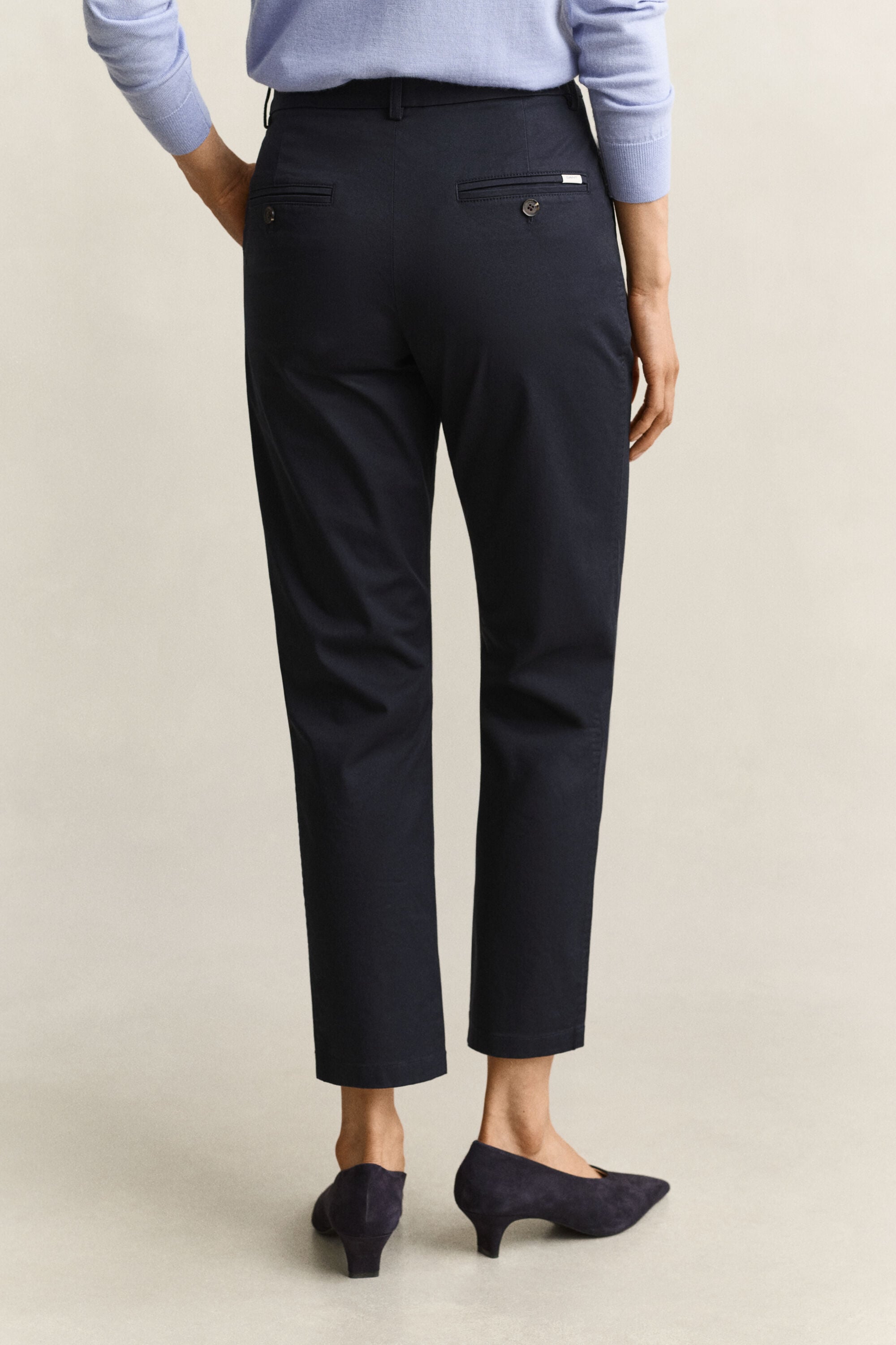 Klassiska chinos med slim fit
