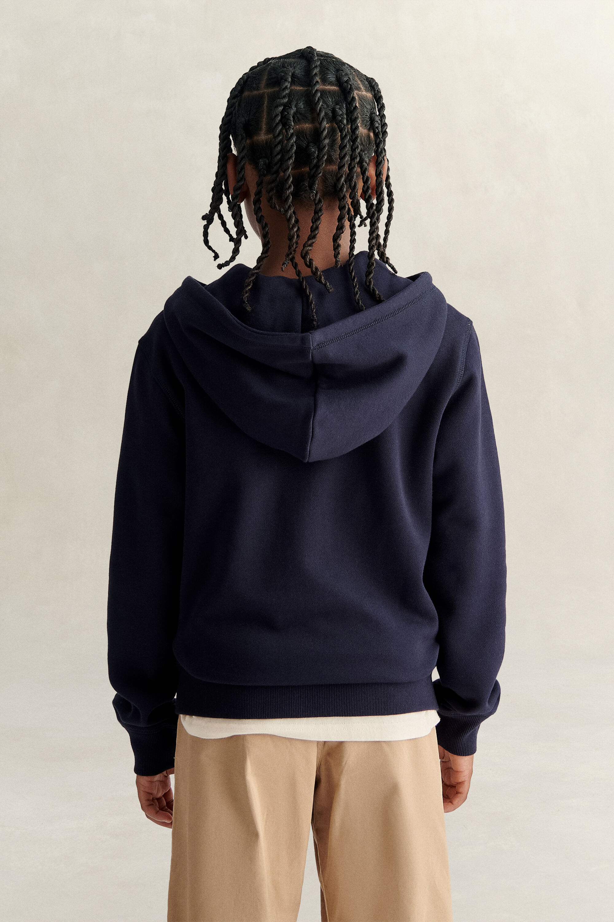 Teens Shield hoodie med dragkedja